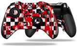 Checkerboard Splatter - Decal Style Skin fits Microsoft XBOX One ELITE Wireless Controller