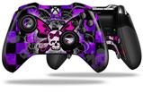 Butterfly Skull - Decal Style Skin fits Microsoft XBOX One ELITE Wireless Controller