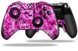 Pink Plaid Graffiti - Decal Style Skin fits Microsoft XBOX One ELITE Wireless Controller