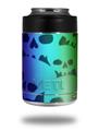 Skin Decal Wrap for Yeti Colster, Ozark Trail and RTIC Can Coolers - Rainbow Skull Collection (COOLER NOT INCLUDED)