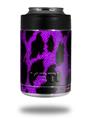 Skin Decal Wrap for Yeti Colster, Ozark Trail and RTIC Can Coolers - Purple Leopard (COOLER NOT INCLUDED)