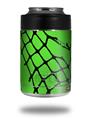 Skin Decal Wrap for Yeti Colster, Ozark Trail and RTIC Can Coolers - Ripped Fishnets Green (COOLER NOT INCLUDED)