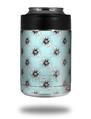 Skin Decal Wrap for Yeti Colster, Ozark Trail and RTIC Can Coolers - Kearas Daisies Seafoam (COOLER NOT INCLUDED)