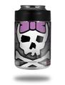 Skin Decal Wrap for Yeti Colster, Ozark Trail and RTIC Can Coolers - Princess Skull Purple (COOLER NOT INCLUDED)
