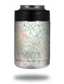 Skin Decal Wrap for Yeti Colster, Ozark Trail and RTIC Can Coolers - Flowers Pattern 02 (COOLER NOT INCLUDED)