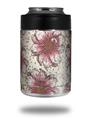 Skin Decal Wrap for Yeti Colster, Ozark Trail and RTIC Can Coolers - Flowers Pattern 23 (COOLER NOT INCLUDED)