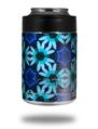 Skin Decal Wrap for Yeti Colster, Ozark Trail and RTIC Can Coolers - Daisies Blue (COOLER NOT INCLUDED)