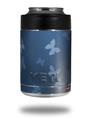 Skin Decal Wrap for Yeti Colster, Ozark Trail and RTIC Can Coolers - Bokeh Butterflies Blue (COOLER NOT INCLUDED)