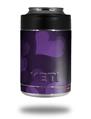 Skin Decal Wrap for Yeti Colster, Ozark Trail and RTIC Can Coolers - Bokeh Hearts Purple (COOLER NOT INCLUDED)