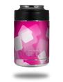 Skin Decal Wrap for Yeti Colster, Ozark Trail and RTIC Can Coolers - Bokeh Squared Hot Pink (COOLER NOT INCLUDED)