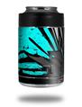 Skin Decal Wrap for Yeti Colster, Ozark Trail and RTIC Can Coolers - Baja 0040 Neon Teal (COOLER NOT INCLUDED)