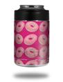 Skin Decal Wrap for Yeti Colster, Ozark Trail and RTIC Can Coolers - Donuts Hot Pink Fuchsia (COOLER NOT INCLUDED)