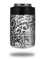 Skin Decal Wrap for Yeti Colster, Ozark Trail and RTIC Can Coolers - Folder Doodles White (COOLER NOT INCLUDED)