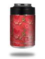 Skin Decal Wrap for Yeti Colster, Ozark Trail and RTIC Can Coolers - Crabs and Shells Coral (COOLER NOT INCLUDED)