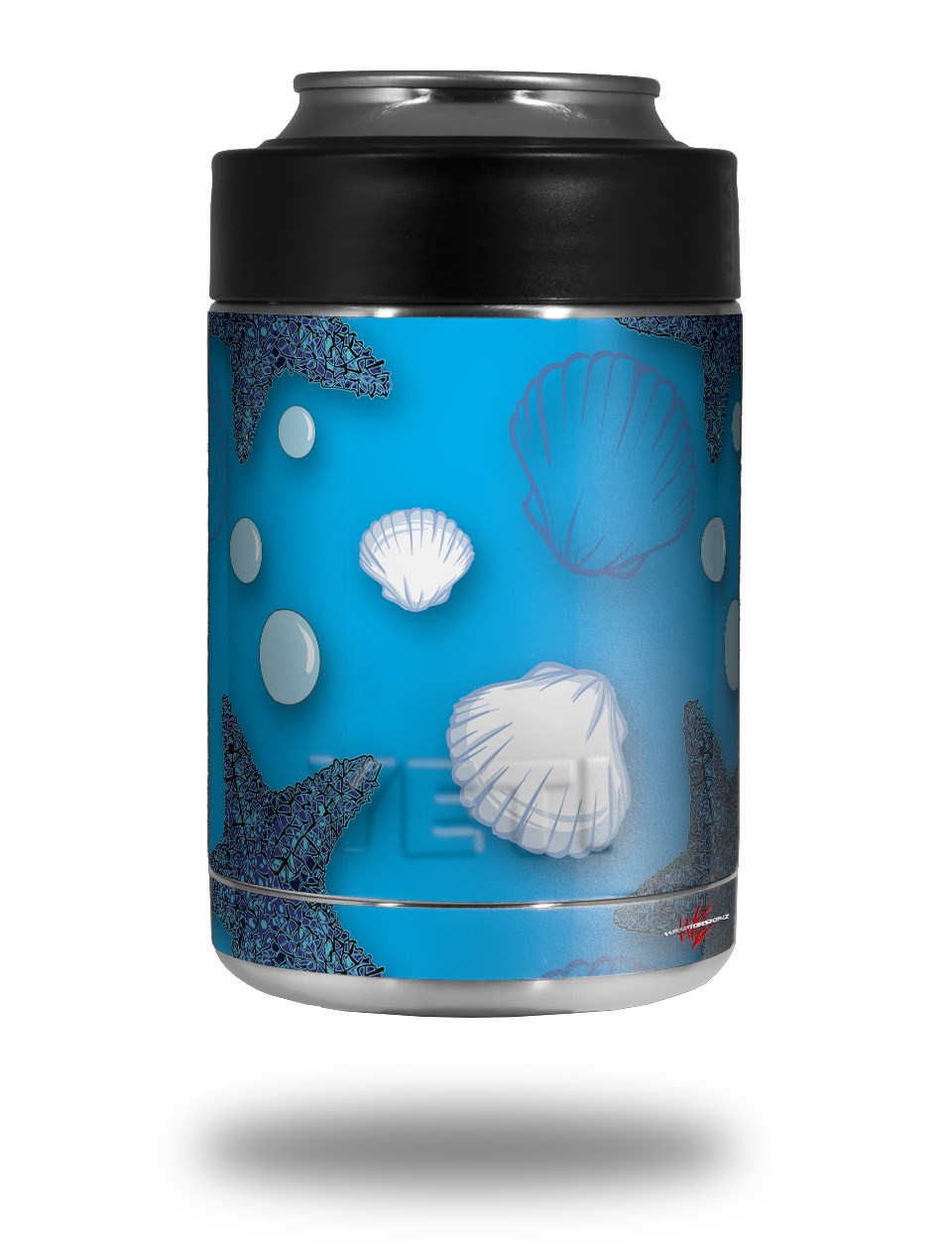thumbnail image 2 of Custom Vinyl Cooler Wrap Kit For Lifetime 28, 55, 77 Quart Coolers – Bonefish Blue Design – USA Tuff Graphics 2 of 3