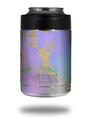 Skin Decal Wrap for Yeti Colster, Ozark Trail and RTIC Can Coolers - Unicorn Bomb Gold and Green (COOLER NOT INCLUDED)