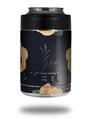 Skin Decal Wrap for Yeti Colster, Ozark Trail and RTIC Can Coolers - Poppy Orange Navy (COOLER NOT INCLUDED)