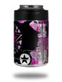 Skin Decal Wrap for Yeti Colster, Ozark Trail and RTIC Can Coolers - Pink Star Splatter (COOLER NOT INCLUDED)