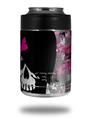 Skin Decal Wrap for Yeti Colster, Ozark Trail and RTIC Can Coolers - Scene Girl Skull (COOLER NOT INCLUDED)