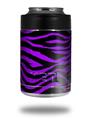 Skin Decal Wrap for Yeti Colster, Ozark Trail and RTIC Can Coolers - Purple Zebra (COOLER NOT INCLUDED)