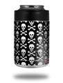 Skin Decal Wrap for Yeti Colster, Ozark Trail and RTIC Can Coolers - Skull and Crossbones Pattern (COOLER NOT INCLUDED)