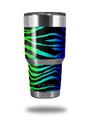 Skin Decal Wrap for Yeti Tumbler Rambler 30 oz Rainbow Zebra (TUMBLER NOT INCLUDED)