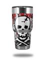 Skin Decal Wrap for Yeti Tumbler Rambler 30 oz Skull Splatter (TUMBLER NOT INCLUDED)