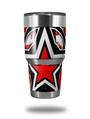 Skin Decal Wrap for Yeti Tumbler Rambler 30 oz Star Checker Splatter (TUMBLER NOT INCLUDED)