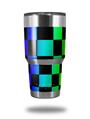 Skin Decal Wrap for Yeti Tumbler Rambler 30 oz Rainbow Checkerboard (TUMBLER NOT INCLUDED)