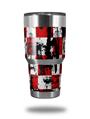 Skin Decal Wrap for Yeti Tumbler Rambler 30 oz Checker Graffiti (TUMBLER NOT INCLUDED)