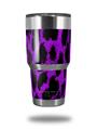 Skin Decal Wrap for Yeti Tumbler Rambler 30 oz Purple Leopard (TUMBLER NOT INCLUDED)