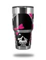 Skin Decal Wrap for Yeti Tumbler Rambler 30 oz Scene Kid Girl Skull (TUMBLER NOT INCLUDED)