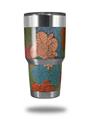 Skin Decal Wrap for Yeti Tumbler Rambler 30 oz Flowers Pattern 01 (TUMBLER NOT INCLUDED)