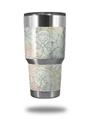 Skin Decal Wrap for Yeti Tumbler Rambler 30 oz Flowers Pattern 02 (TUMBLER NOT INCLUDED)