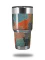 Skin Decal Wrap for Yeti Tumbler Rambler 30 oz Flowers Pattern 03 (TUMBLER NOT INCLUDED)