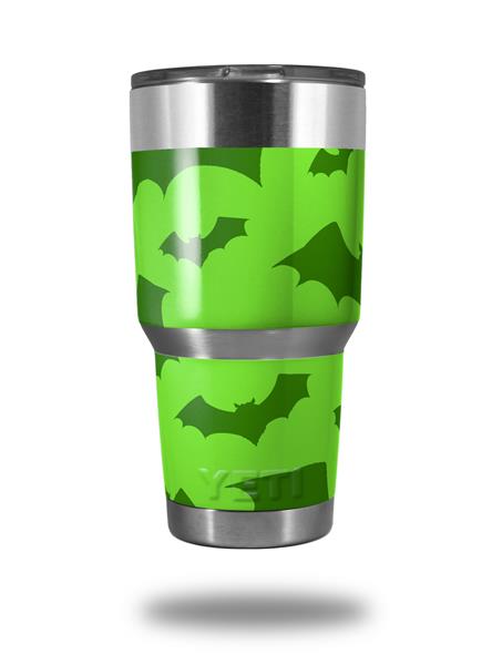 Skin Decal Wrap for Yeti Tumbler Rambler 30 oz Smooth Fades Green