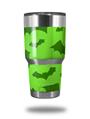 Skin Decal Wrap for Yeti Tumbler Rambler 30 oz Deathrock Bats Green (TUMBLER NOT INCLUDED)