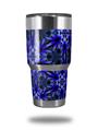 Skin Decal Wrap for Yeti Tumbler Rambler 30 oz Daisy Blue (TUMBLER NOT INCLUDED)