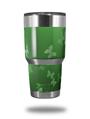 Skin Decal Wrap for Yeti Tumbler Rambler 30 oz Bokeh Butterflies Green (TUMBLER NOT INCLUDED)