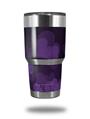 Skin Decal Wrap for Yeti Tumbler Rambler 30 oz Bokeh Hearts Purple (TUMBLER NOT INCLUDED)