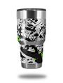 Skin Decal Wrap for Yeti Tumbler Rambler 30 oz Baja 0018 Lime Green (TUMBLER NOT INCLUDED)