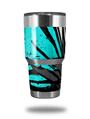 Skin Decal Wrap for Yeti Tumbler Rambler 30 oz Baja 0040 Neon Teal (TUMBLER NOT INCLUDED)