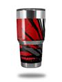 Skin Decal Wrap for Yeti Tumbler Rambler 30 oz Baja 0040 Red (TUMBLER NOT INCLUDED)