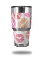 Skin Decal Wrap for Yeti Tumbler Rambler 30 oz Pink Orange Lips (TUMBLER NOT INCLUDED)