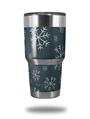 Skin Decal Wrap for Yeti Tumbler Rambler 30 oz Winter Snow Dark Blue (TUMBLER NOT INCLUDED)