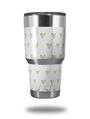 Skin Decal Wrap for Yeti Tumbler Rambler 30 oz Hearts Green (TUMBLER NOT INCLUDED)