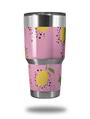 Skin Decal Wrap for Yeti Tumbler Rambler 30 oz Lemon Pink (TUMBLER NOT INCLUDED)