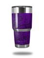 Skin Decal Wrap for Yeti Tumbler Rambler 30 oz Folder Doodles Purple (TUMBLER NOT INCLUDED)