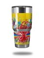 Skin Decal Wrap for Yeti Tumbler Rambler 30 oz Rainbow Music (TUMBLER NOT INCLUDED)