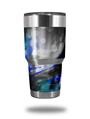 Skin Decal Wrap for Yeti Tumbler Rambler 30 oz ZaZa Blue (TUMBLER NOT INCLUDED)